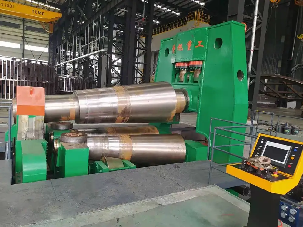 Lower Roller Horizontal Adjustable Plate Rolling Machine